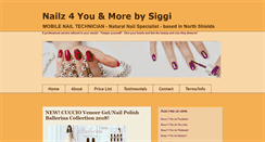 Desktop Screenshot of nailz4youandmore.com