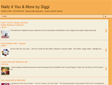Tablet Screenshot of nailz4youandmore.com